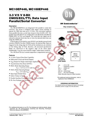 MC100EP446FAR2 datasheet  